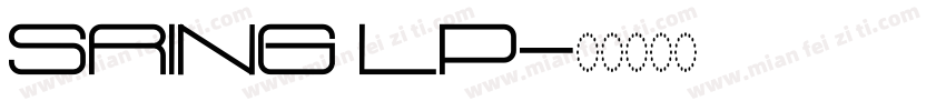 SRING LP字体转换